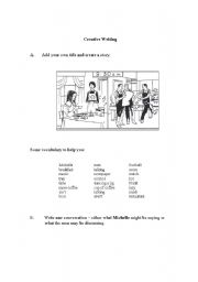 English Worksheet: Creative Writing