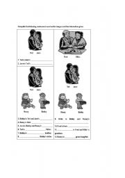 English Worksheet: Possessive s