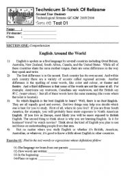 English Around the World V1 (Author-Bouabdellah)