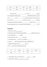 English Worksheet: worksheet