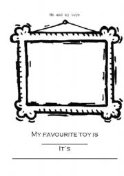 English Worksheet: Toys and Colours