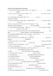 Conditionals (worksheet 2)