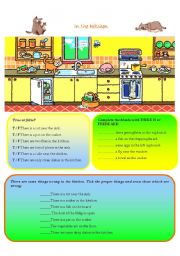 English Worksheet: IN THE KITCHEN