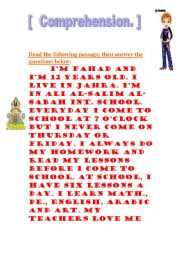 English Worksheet: reading
