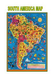 South America Map