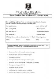 English Worksheet: Gridiron Gang