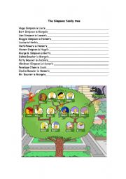 English Worksheet: Family tree