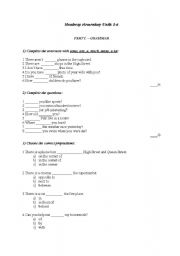 Headway elementary units 1-6- test