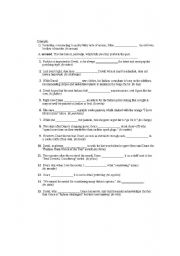 English worksheet: Basic Grammar