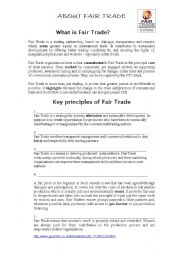 English Worksheet: Fair Trade