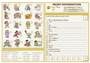 English Worksheet: PRESENT CONTINUOUS