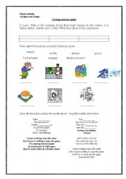 English Worksheet: song coming around again (Carly Simon)