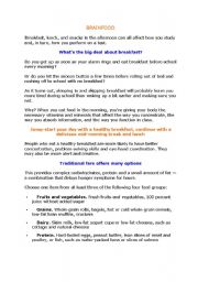 English worksheet: Brainfood