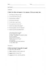 English Worksheet: intelligent business test