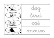 English worksheet: Animals