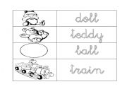 English Worksheet: toys