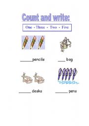 English worksheet: Numbers