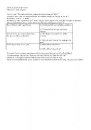 English Worksheet: Me Love - Song activity