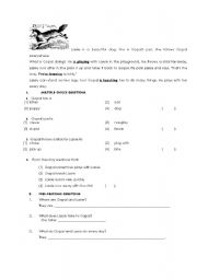 English worksheet: LASSIE