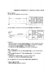 Present Perfect - Since vs For 