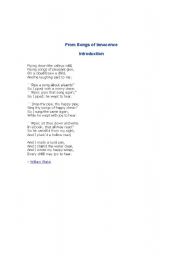 English Worksheet: poem