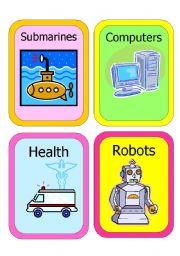 English Worksheet: Flashcards to talk about the future