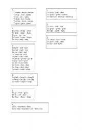 English worksheet: Irregular Verbs