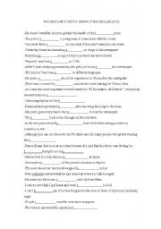 English Worksheet: News vocabulary (Book: Oxford English in Context 1)