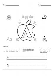 English worksheet: alphabet