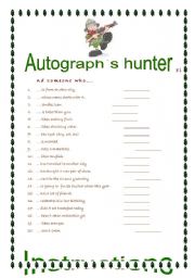 autograph`s hunter