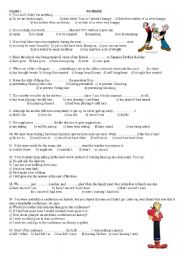 English Worksheet: test-quiz- if clauses + relative clauses