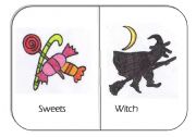English Worksheet: Halloween flashcards for youn learners (sheet 5)