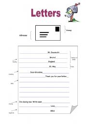 English Worksheet: Letters