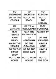 English Worksheet: Lets go...