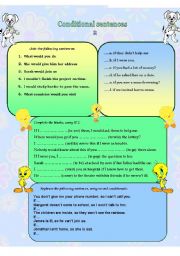 English Worksheet: SECOND CONDITIONAL - exercises