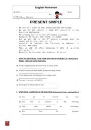 English Worksheet: Present Simple