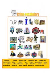 Crime vocabulary 