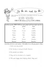 English Worksheet: To Be or not To Be