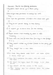 English Worksheet: passive voice