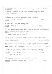 English Worksheet: adverbs