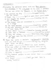 English Worksheet: infinitive