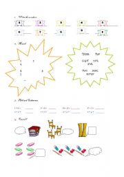 English worksheet: Numbers!!