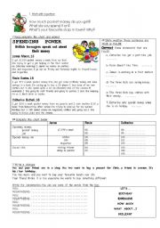 English Worksheet: Pocket money