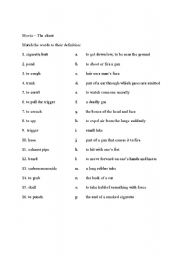English Worksheet: The client