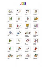 English Worksheet: Jobs