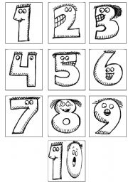 English Worksheet: Numbers