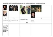 English worksheet: Writing activity on the film Papparazi 