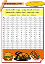 FOOD Wordsearch