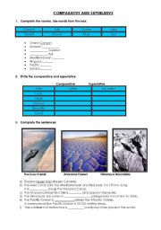 English Worksheet: COMPARATIVE AND SUPERLATIVE