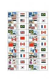 English Worksheet: Domino cards 2/4